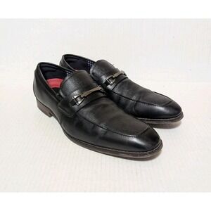 Stacy Adams Redzone Collection Men's 10.5 Leather/ Man-made Shoes Slip On Black
